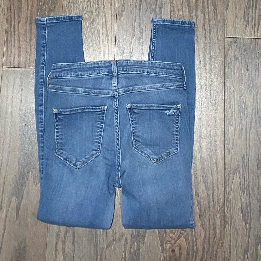 Hollister Blue Skinny Jeans Classic Style - Picture 6 of 6
